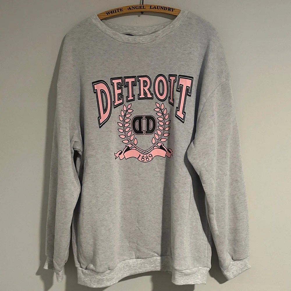 Super Soft Oversized Detroit Sweatshirt